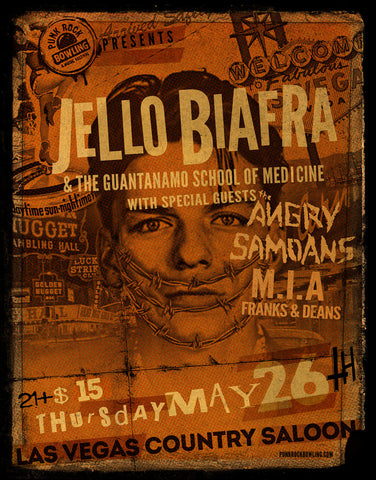 Jello Biafra & the Guantanamo School of Medicine - MAY 26TH, 2016 Las Vegas Country Saloon