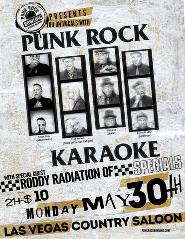 Punk Rock Karaoke, Roddy Radiation of the Specials - MAY 30TH, 2016 Las Vegas Country Saloon
